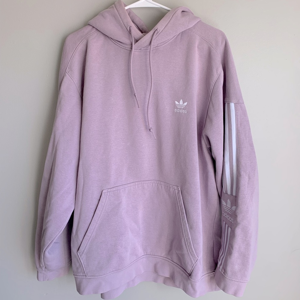 Lilac adidas hoodie